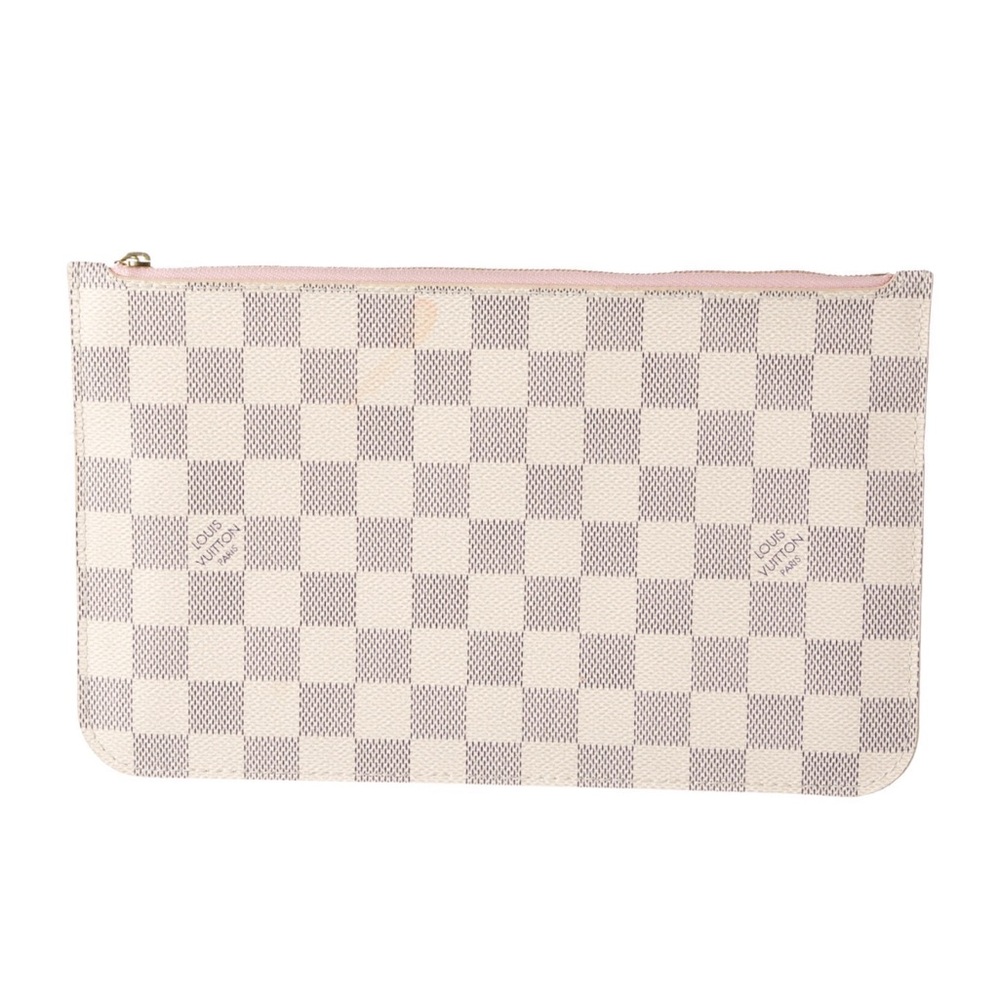 Louis Vuitton Damier Azur Neverfull MM Pouch